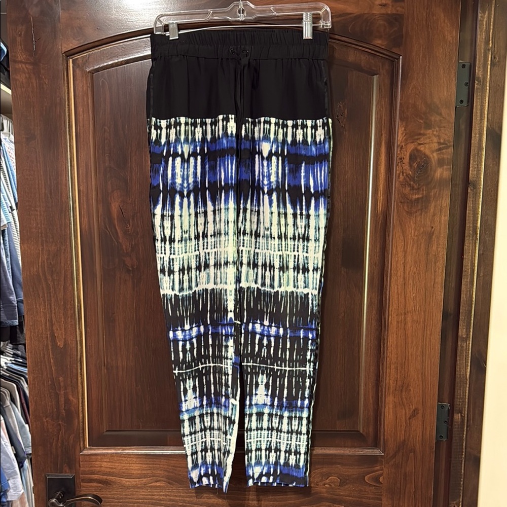 Parker Black and Blue Tie-Dye Joggers